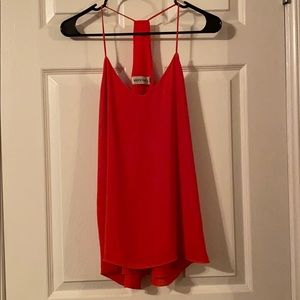 Veronica M. Racerback Cami in Bright Red